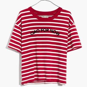 Madewell Striped Graphic Tee